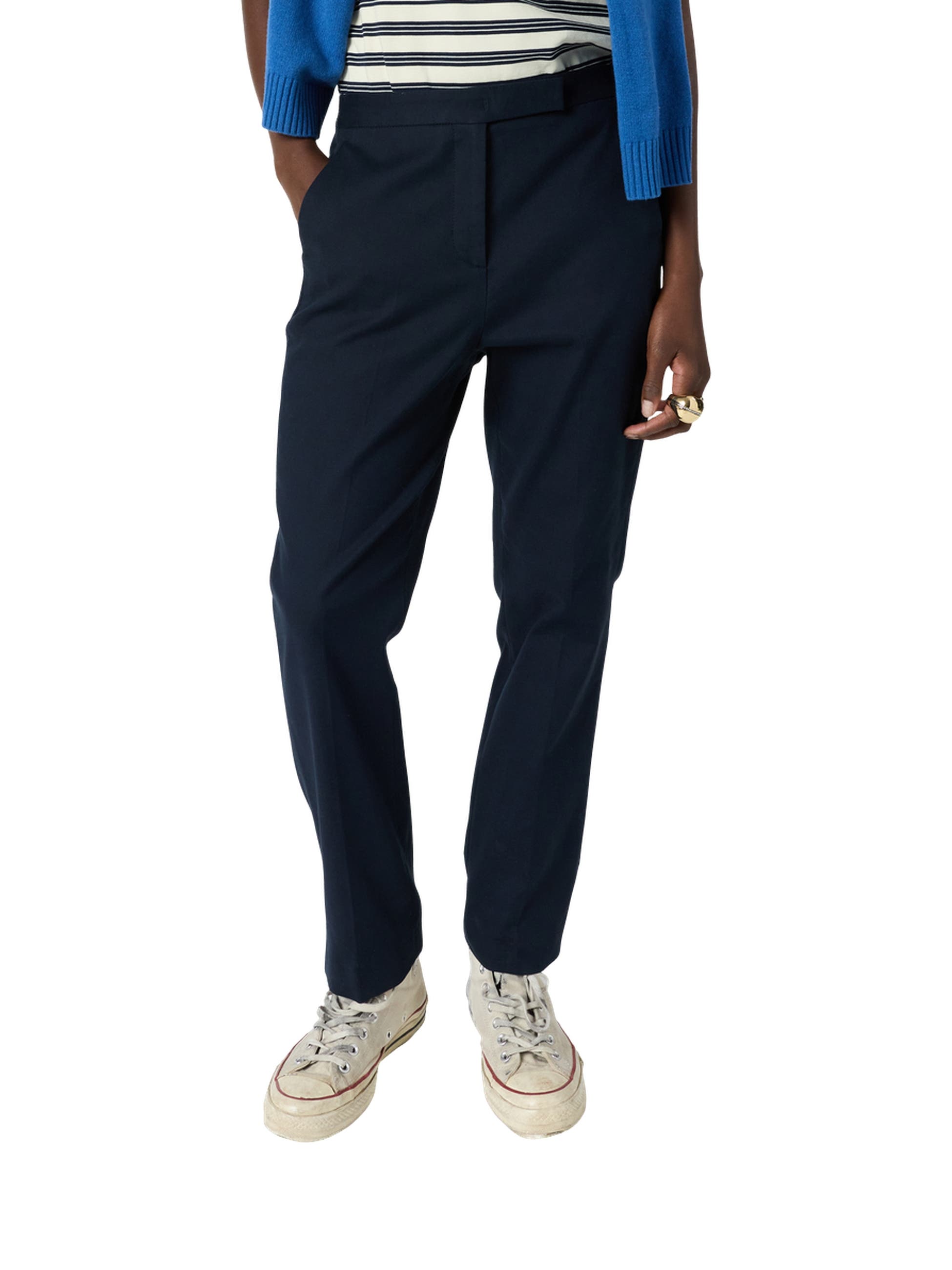 Auria Mid Rise Straight Leg Trousers - image 3