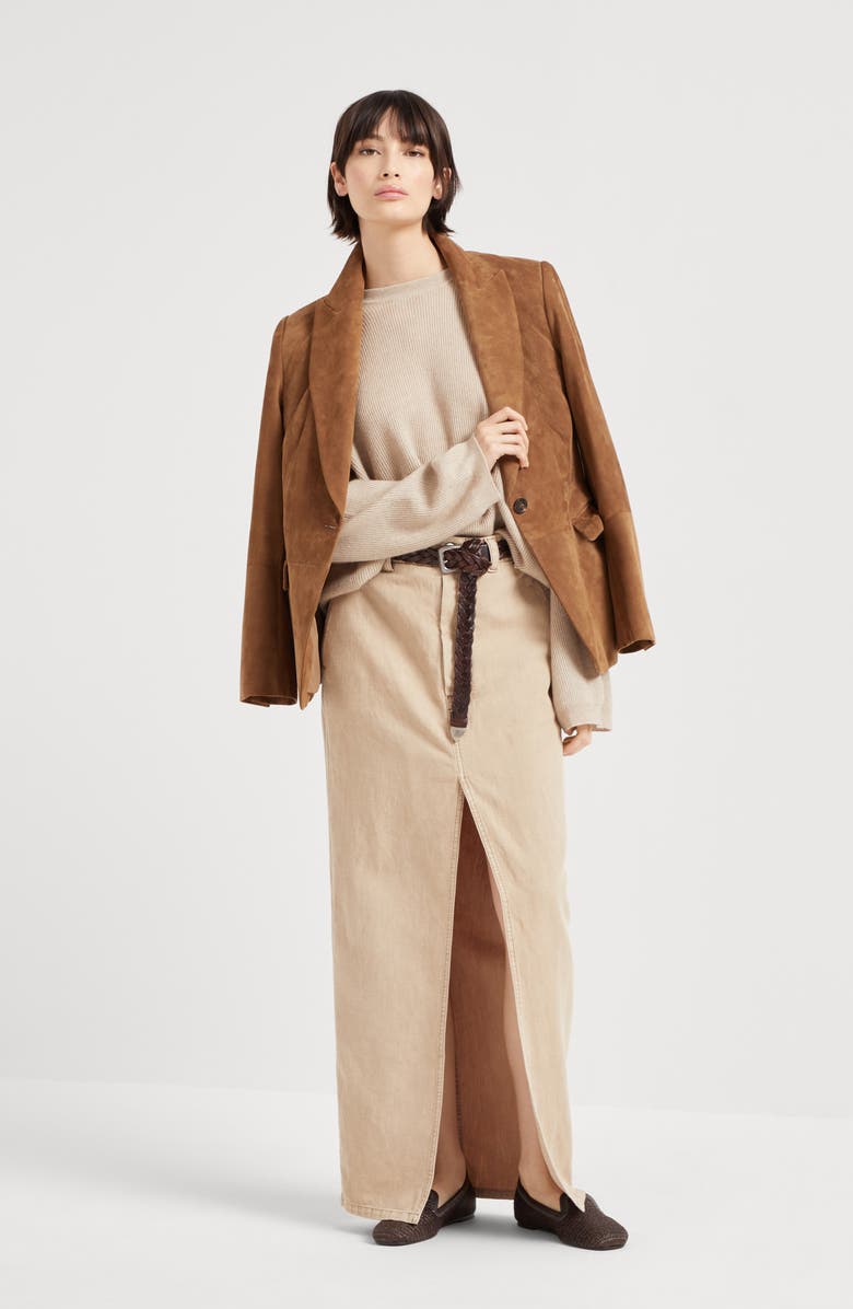 Brunello Cucinelli English Rib knit sweater, Alternate, color, 