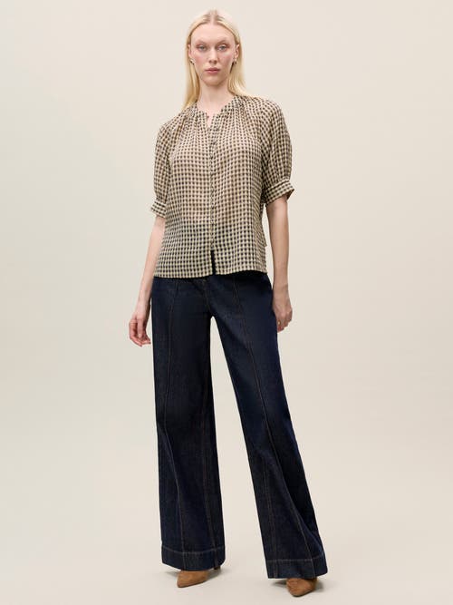 REBECCA TAYLOR REBECCA TAYLOR ASTER GINGHAM BLOUSE
