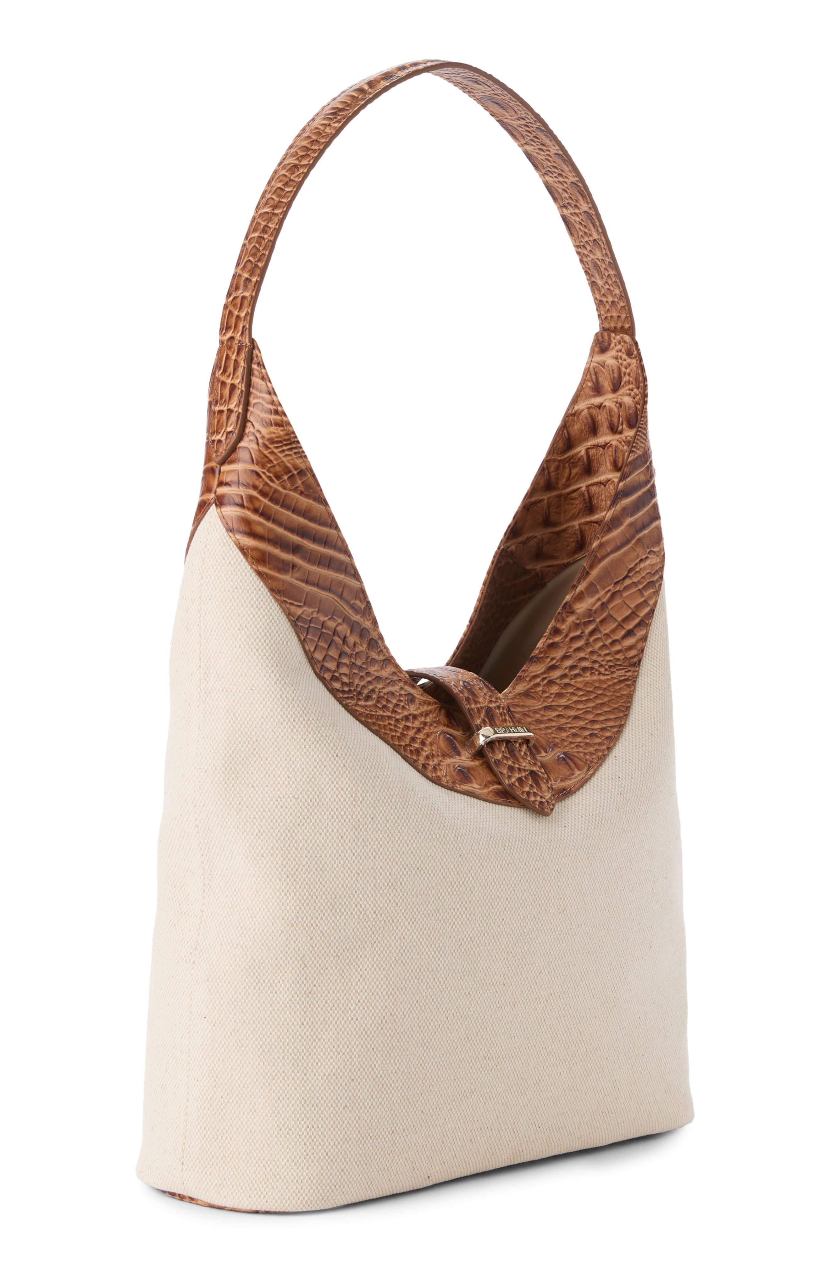 Brahmin Gwynne Canvas & Leather Crossbody Bag, Alternate, color, 