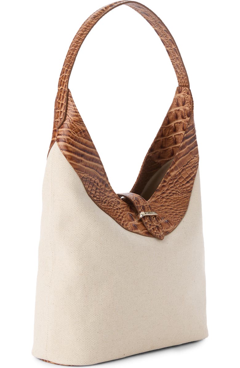 Brahmin Gwynne Canvas & Leather Crossbody Bag, Alternate, color,