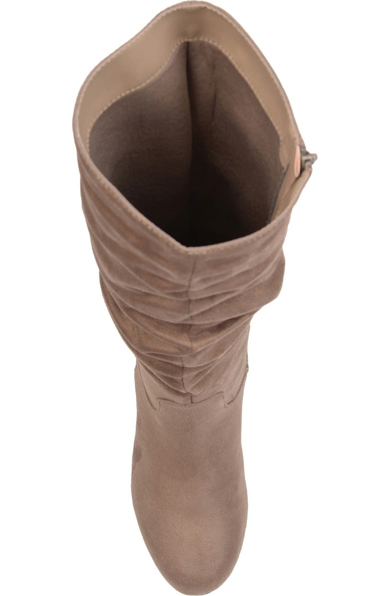 Journee Collection Haze Wedge Boot, Alternate, color, Taupe