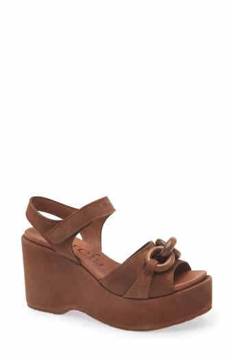 Pedro Garcia Lady Ankle Strap Platform Wedge Sandal