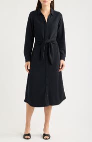SPANX® Long Sleeve Knit Shirtdress