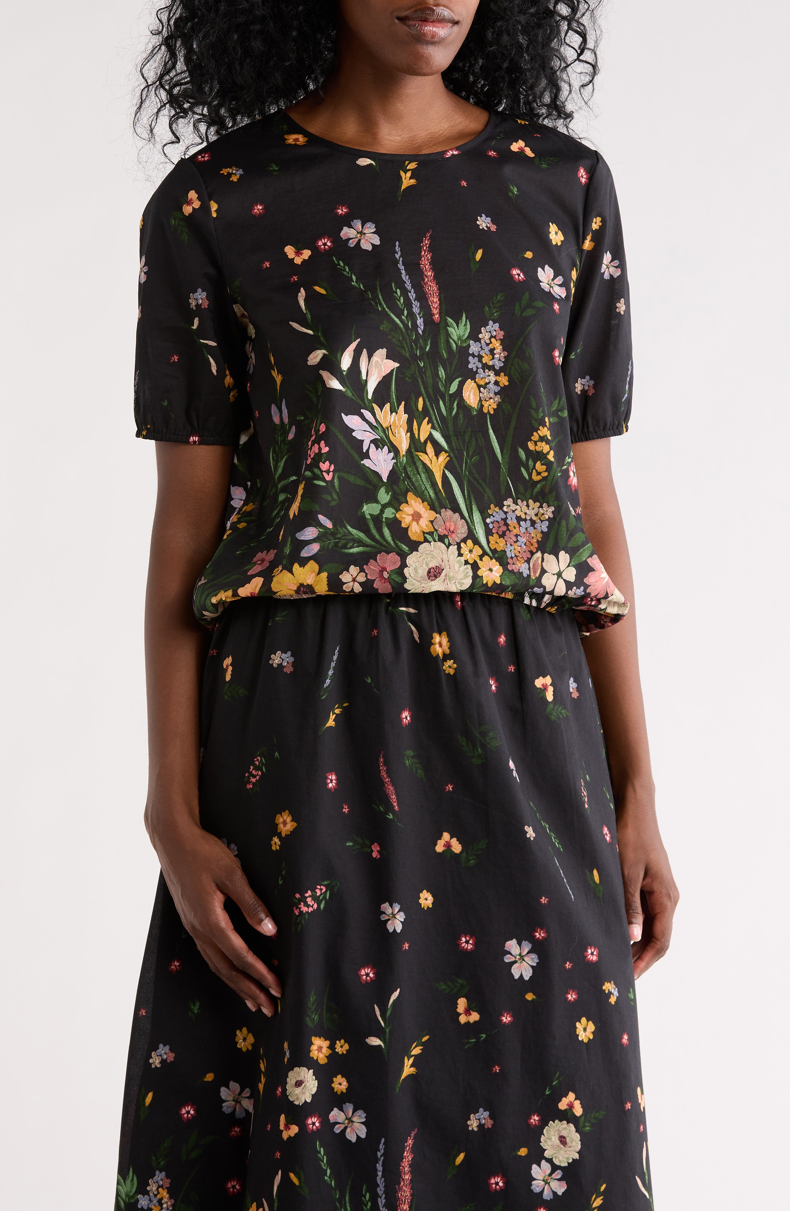 BLACK FLORAL