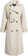 Bernardo Long Double Breasted Trench Coat