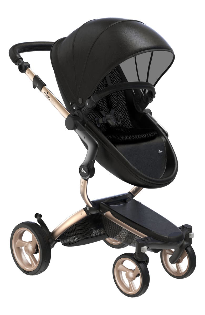 mima Xari 2020 Champagne Chassis Stroller with Reversible Reclining Seat & Carrycot, Main, color, 