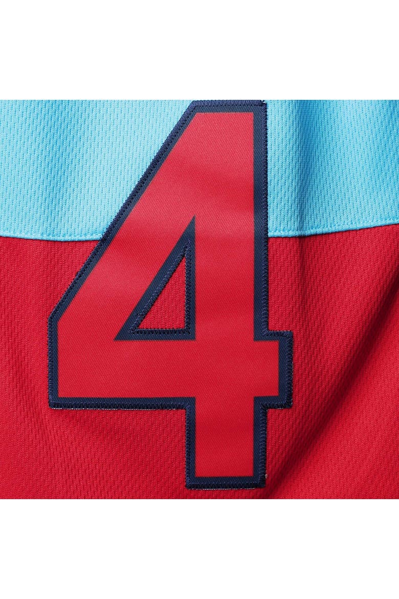 Youth Yadier Molina Light Blue St. Louis Cardinals Pandemonium Name & Number Shorts, Alternate, color, Light Blue