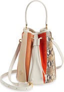 Altuzarra Small Drum Mixed Leather Bucket Bag