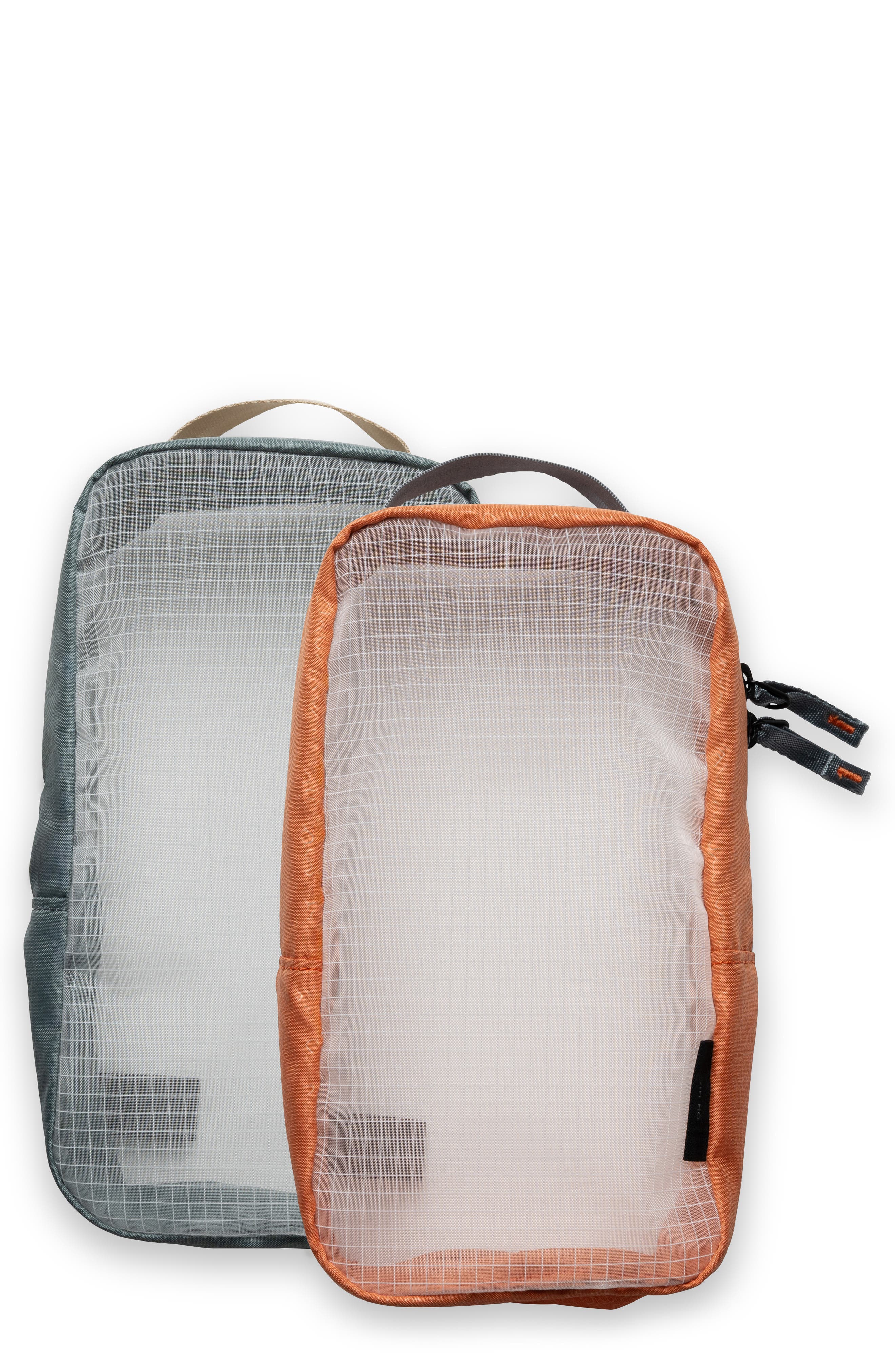 WAYB Two-Piece Custom Size Organization Pods, Main, color, Grey/Orange Multi