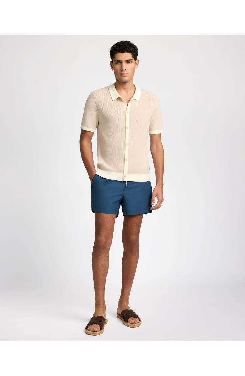 Onia Cotton Linen Button Up Sweater, Alternate, color, Stone/Egret