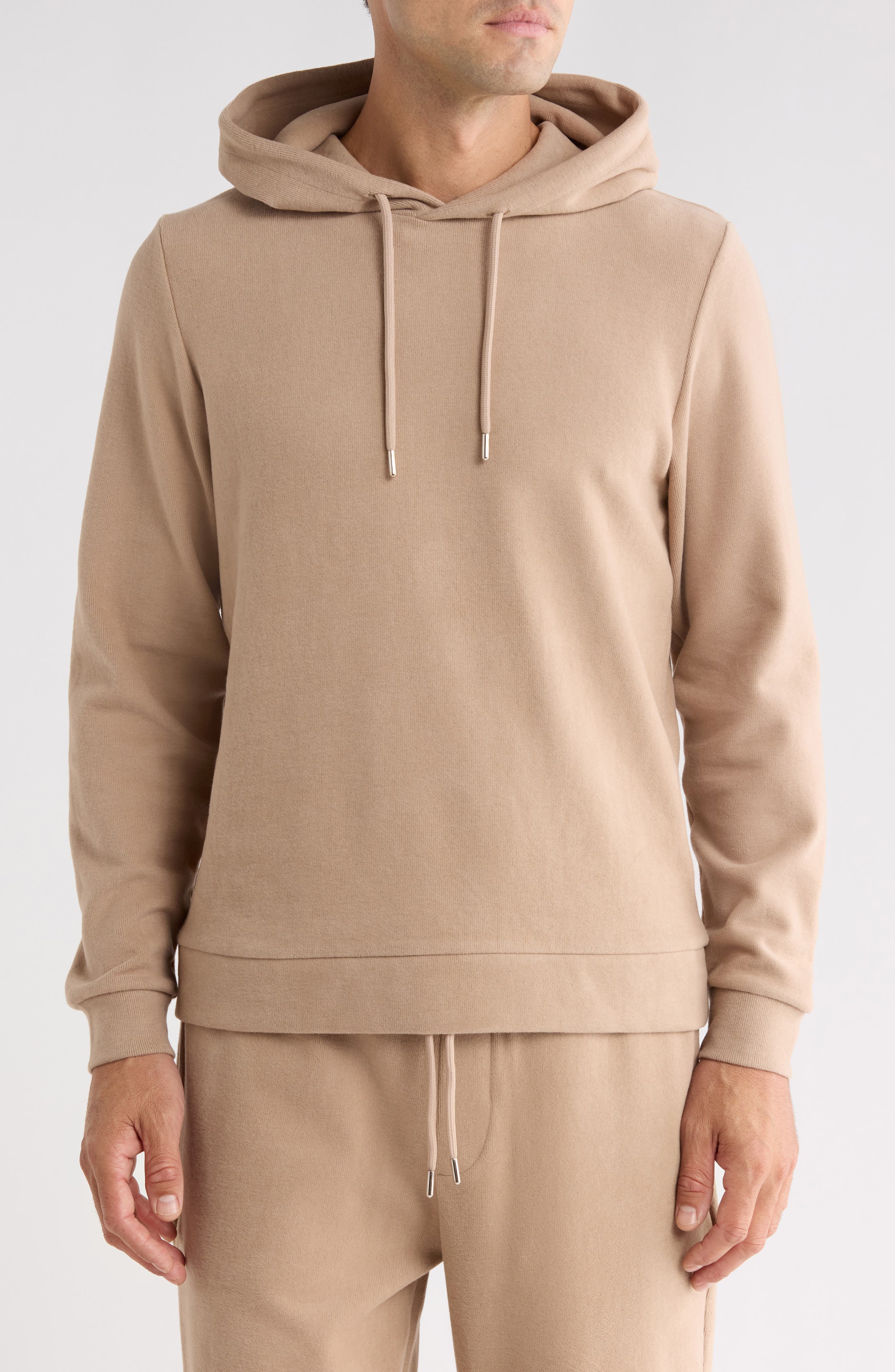 Bassona Brushed Rib Hoodie
