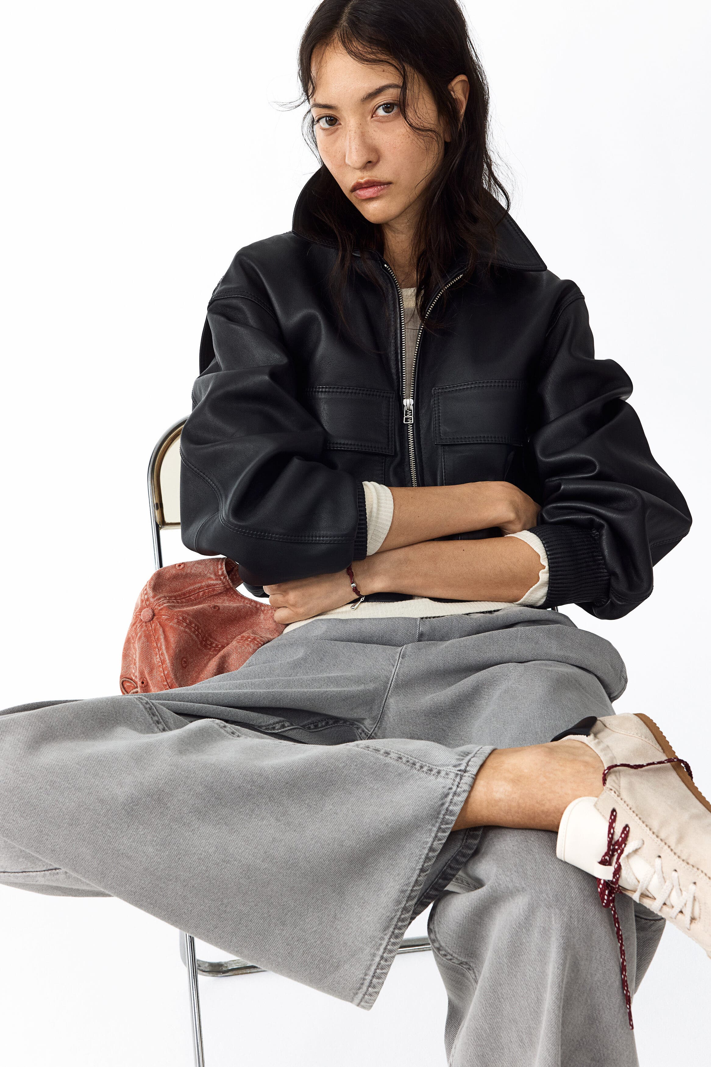 Denim drawstring pants - image 2