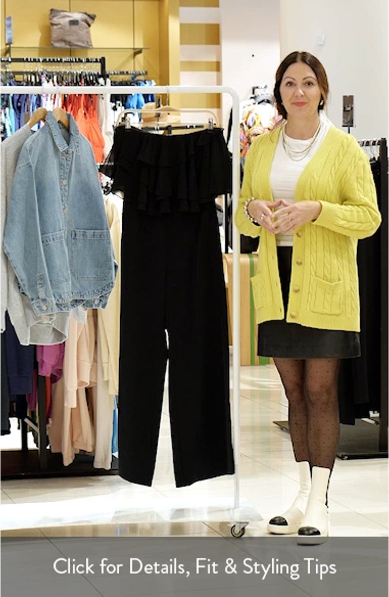 Georgiana Popover Strapless Jumpsuit, sales video thumbnail