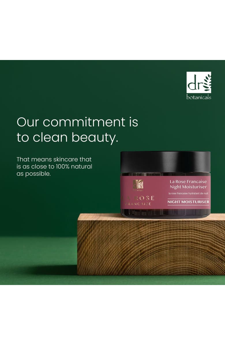 DR BOTANICALS La Rose Française Night Moisturiser 50ml, Alternate, color, White