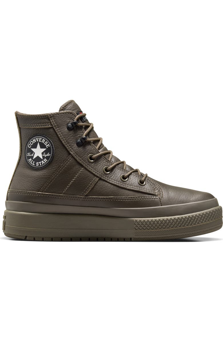 Converse Chuck Taylor<sup>®</sup> All Star<sup>®</sup> Equip Waterproof Leather Boot, Alternate, color, Truffle/ Truffle/ Black