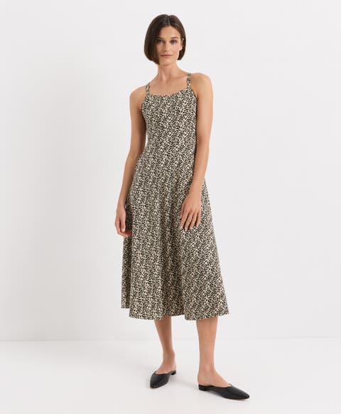 Fit & Flare Midi Dress Made with Organic Cotton
