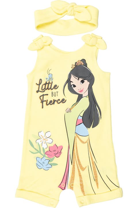 Princess Sleeveless One-Piece and Headband Set