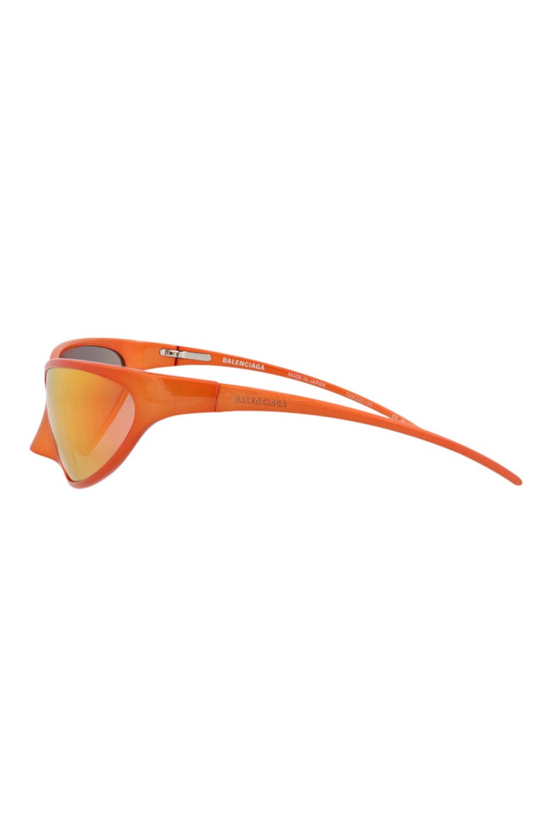 70mm Wraparound Sunglasses, Alternate, color, RED RED RED