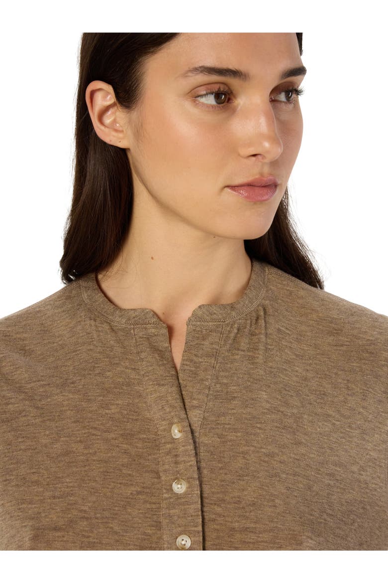 Hugue Long Sleeve Top, Alternate, color, Camel