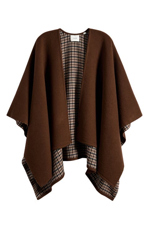 Double Face Wool & Cashmere Cape