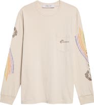 Golden Goose Gender Inclusive Journey Long Sleeve Pocket Graphic T-Shirt