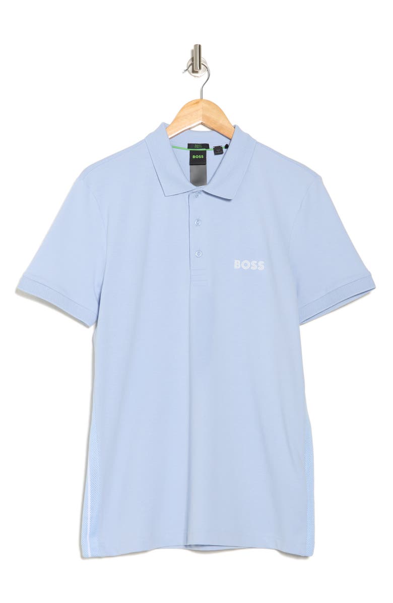 BOSS Paule Knit Polo, Alternate, color, Bright Purple