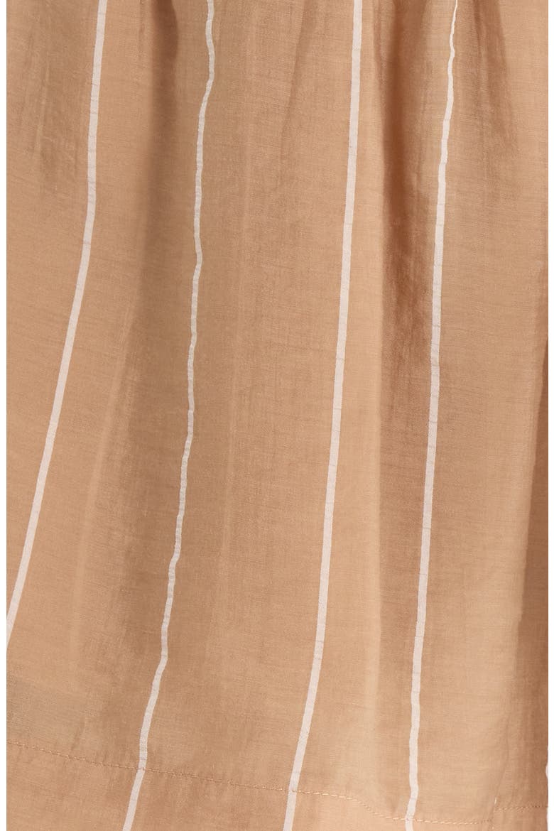 Drawstring Cover-Up Shorts, Alternate, color, TAN