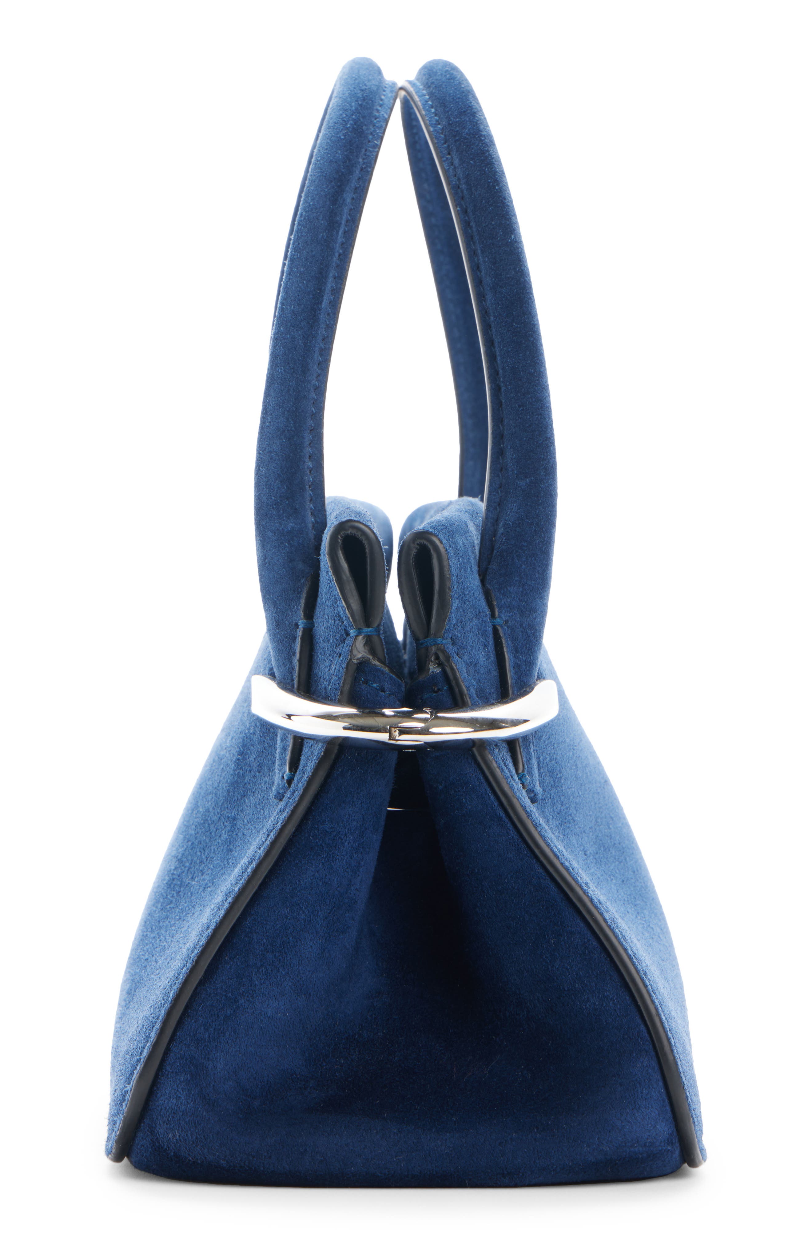 Pinch Mini Leather Bag, Alternate, color, SAPHIR BLUE