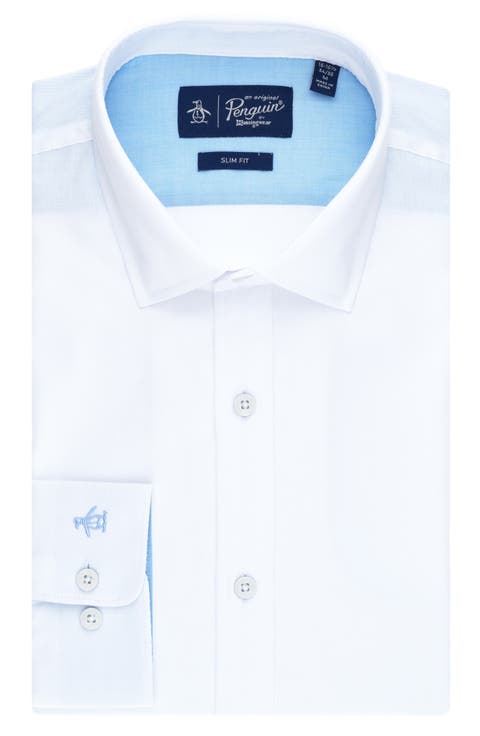 Diamond Dobby Slim Fit Dress Shirt
