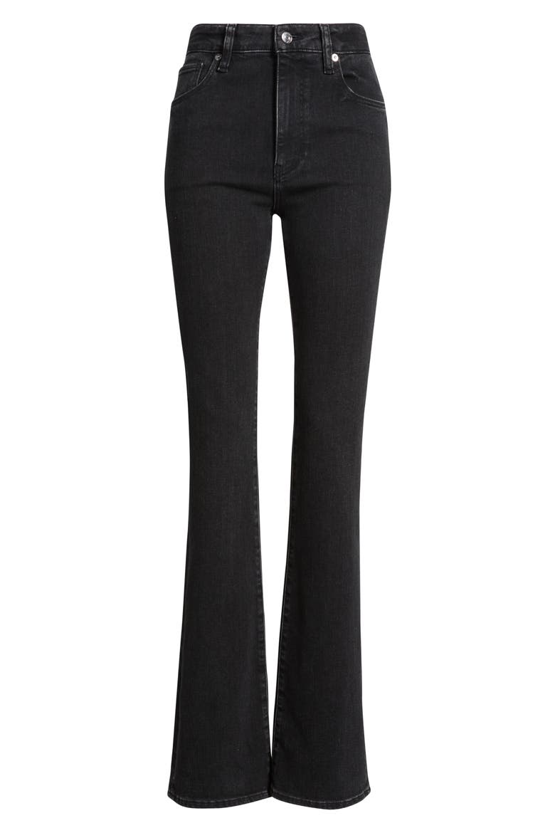 The Reboot High Waist Bootcut Jeans, Alternate, color, METEOR