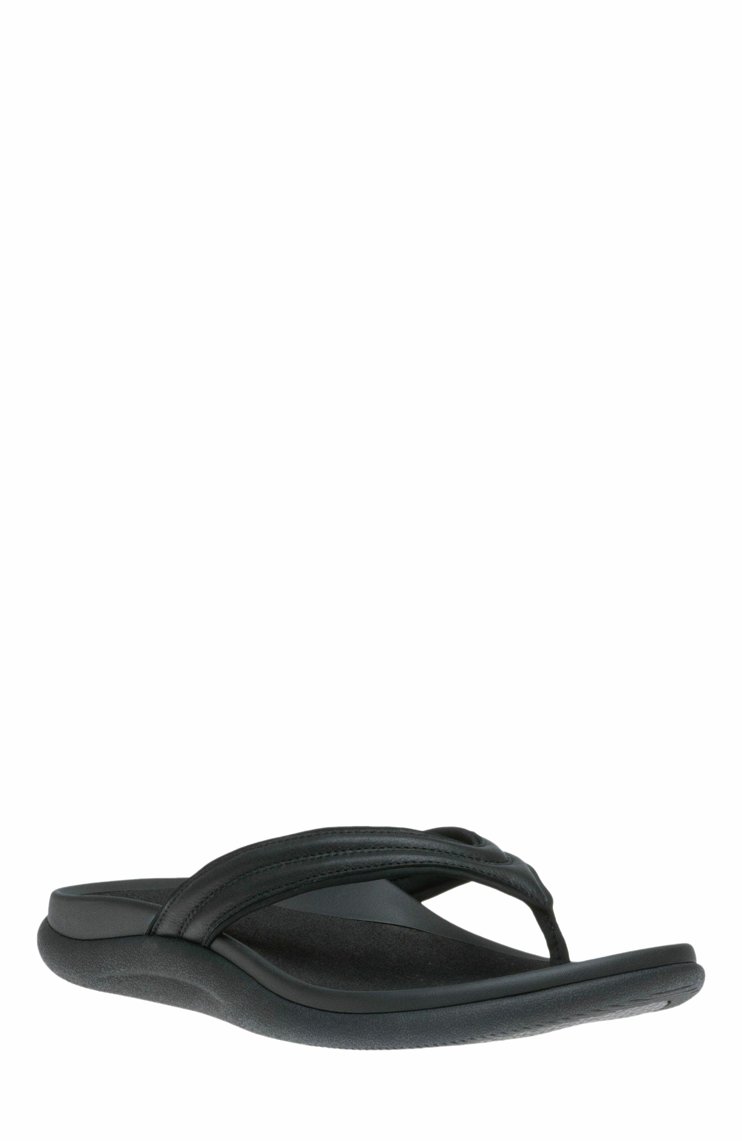 ABEO Laguna Thin Strap, Main, color, Black - Metatarsal