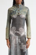 Paolina Russo Denim Bolero Jacket