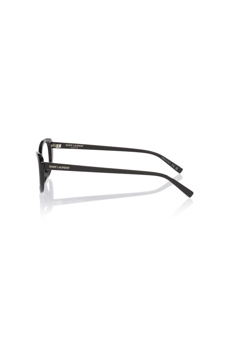 52mm Cat Eye optical glasses, Alternate, color, Black