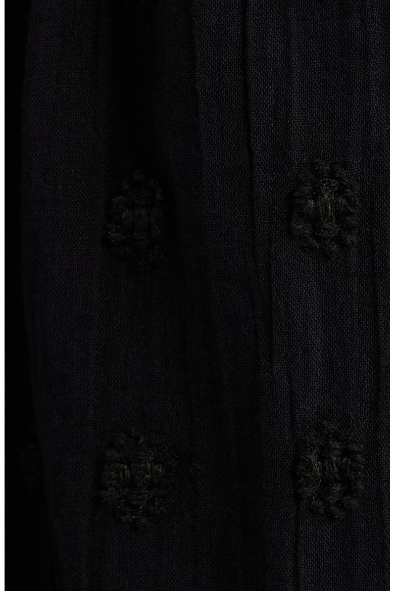 Sunny Lace-Up Romper, Alternate, color, BLACK