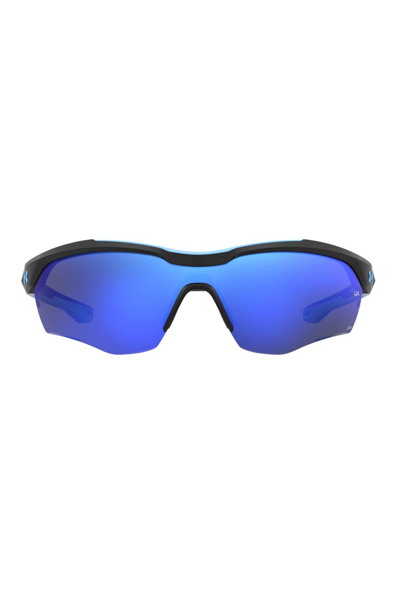 Yard Pro 99mm Shield Sunglasses, Main, color, BLACK BLUE