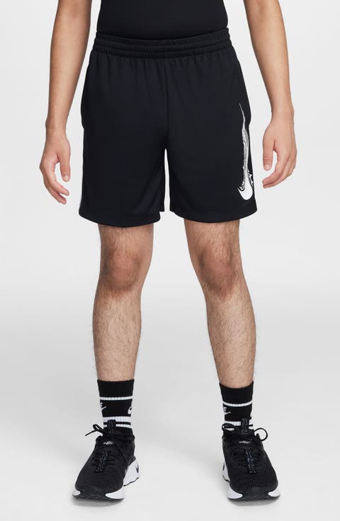 Kids' Dri-FIT Mesh Athletic Shorts (Big Kid)
