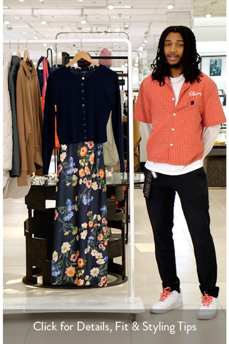 Patricia Scalloped Crewneck Cardigan & Floral Dress Set video