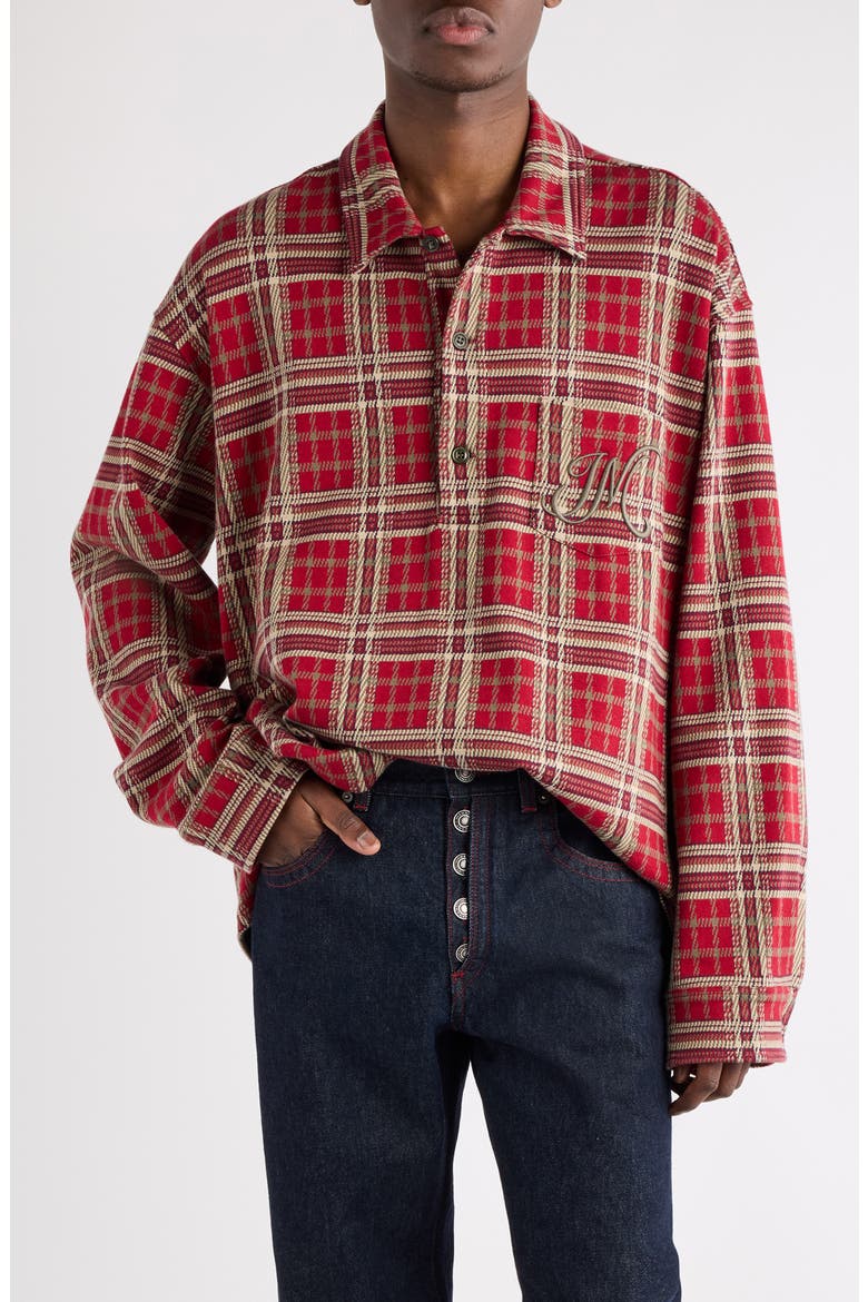 Orelien Plaid Popover Shirt (Men) | Nordstrom