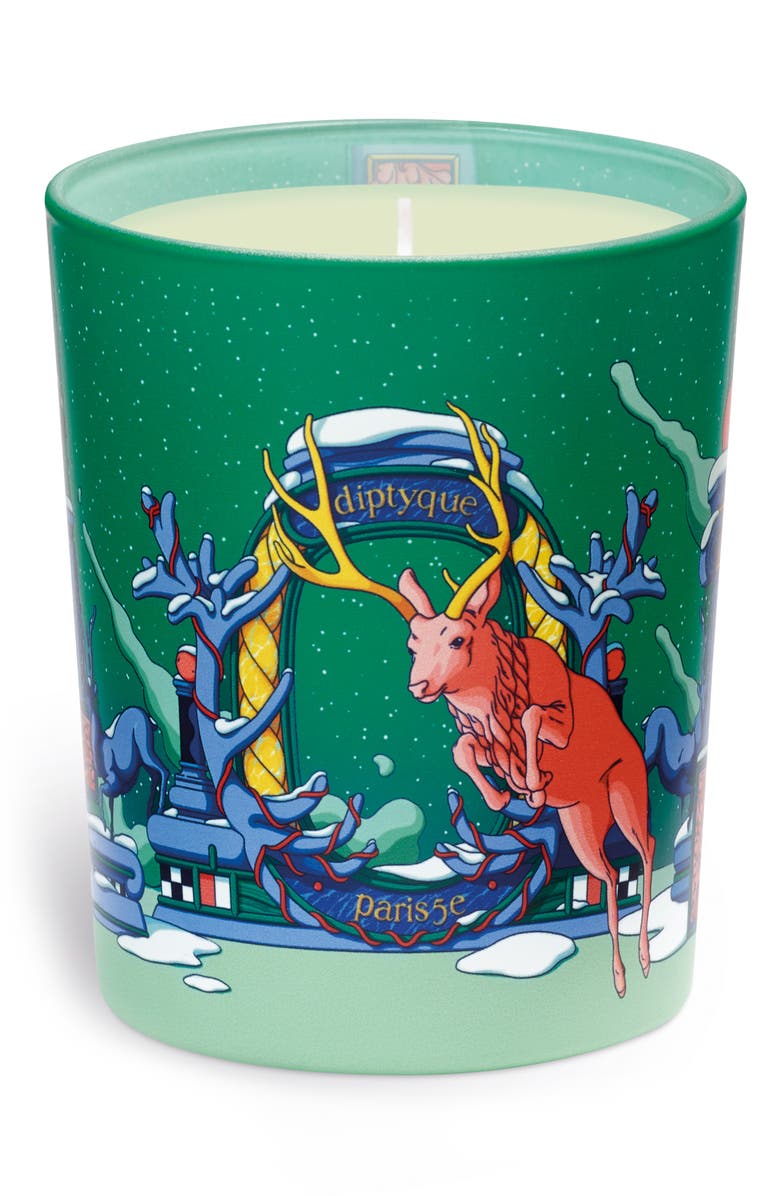 Diptyque Moonlit Fir Scented Candle, Main, color, 