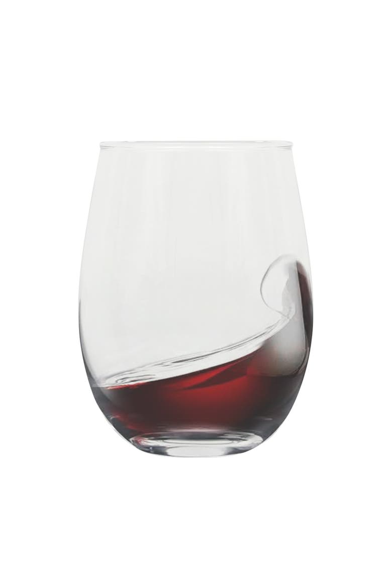 Bellini Glass All Purpose Stemless Drinking Glasses Set, Alternate, color, Clear