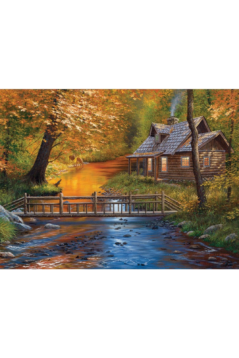 Creekside Neighbors 500 piece Jigsaw Puzzle for Adults, Alternate, color, Multicolor