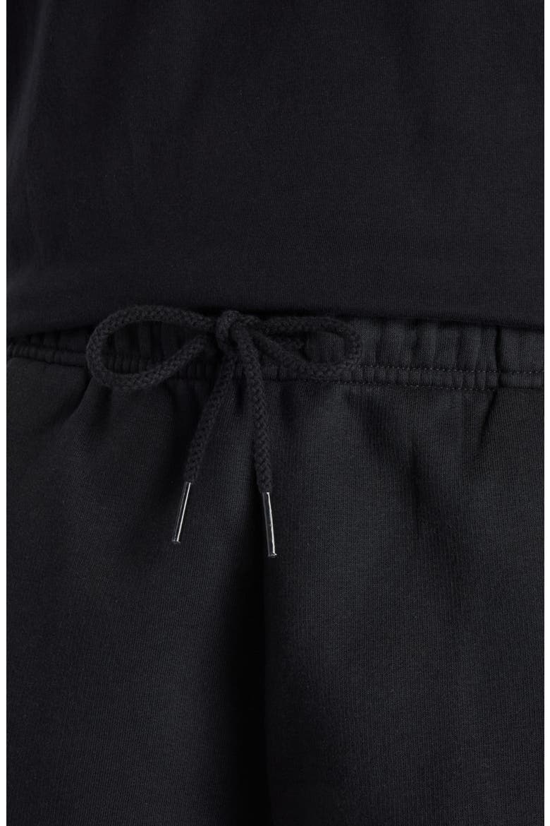 Reimagined Fleece Shorts, Alternate, color, BLACK