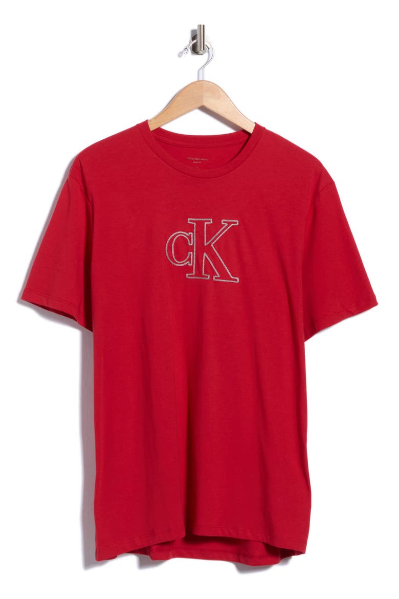 Shine Logo Graphic T-Shirt, Main, color, CHILI PEPPER