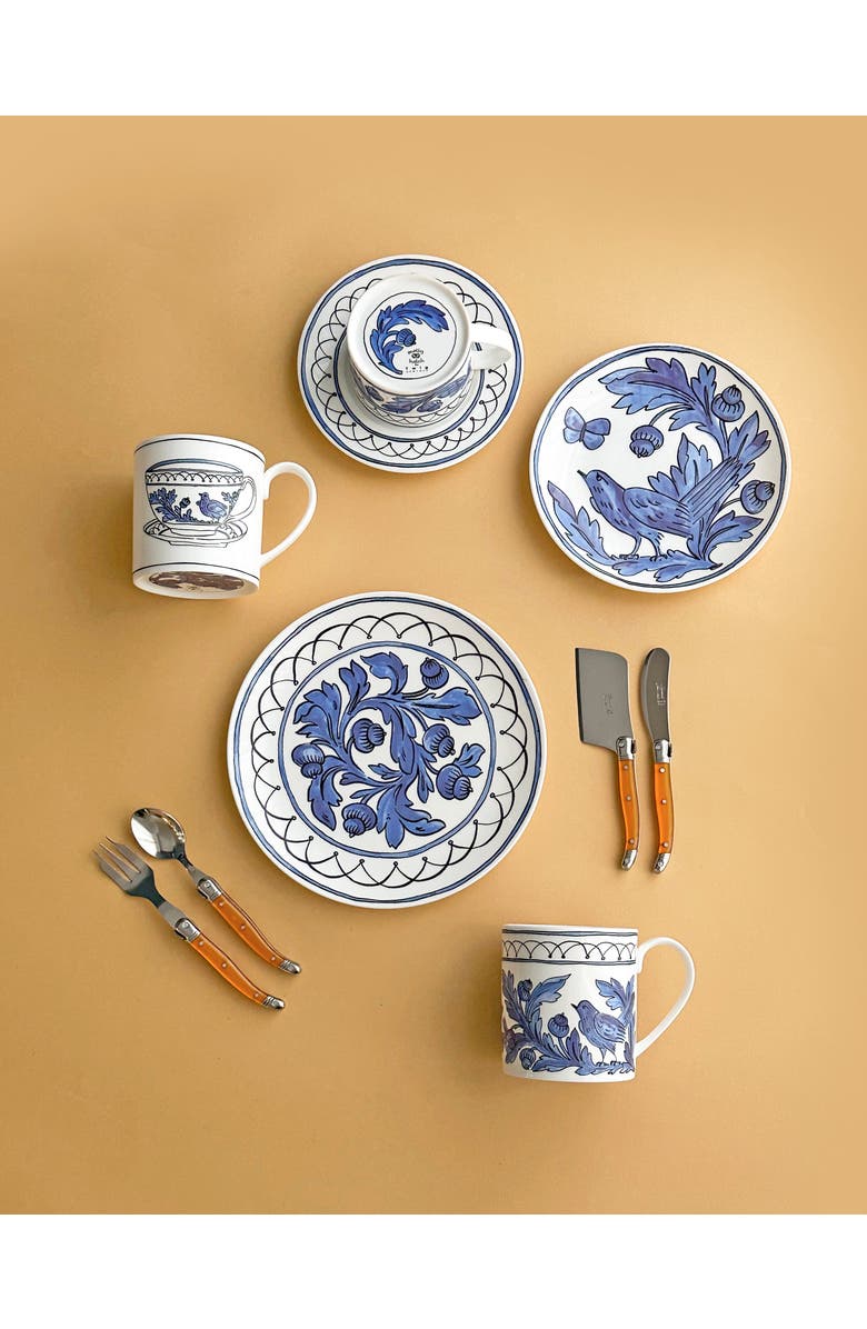 Twig New York Heritage Blue Bird Blooming Mug, Alternate, color, Multi