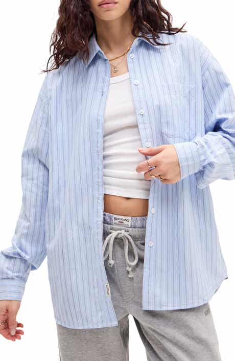 BDG Urban Outfitters Stripe Poplin Shirt