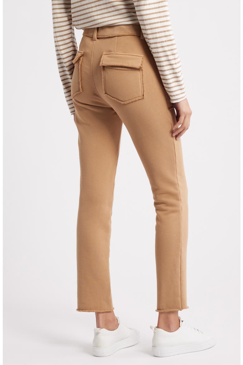 Blackrock Raw Edge Cotton Sweatpants, Alternate, color, CAMEL