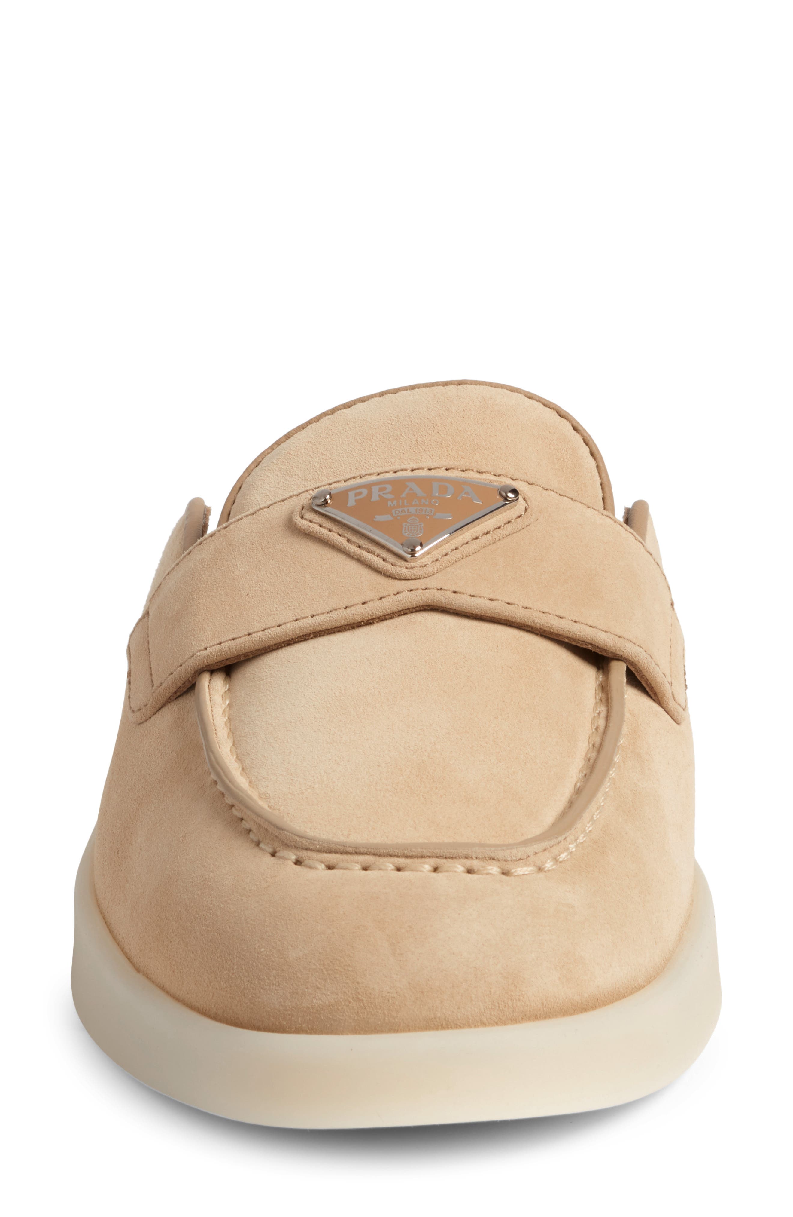 Prada Saint Tropez Loafer Mule, Alternate, color, 