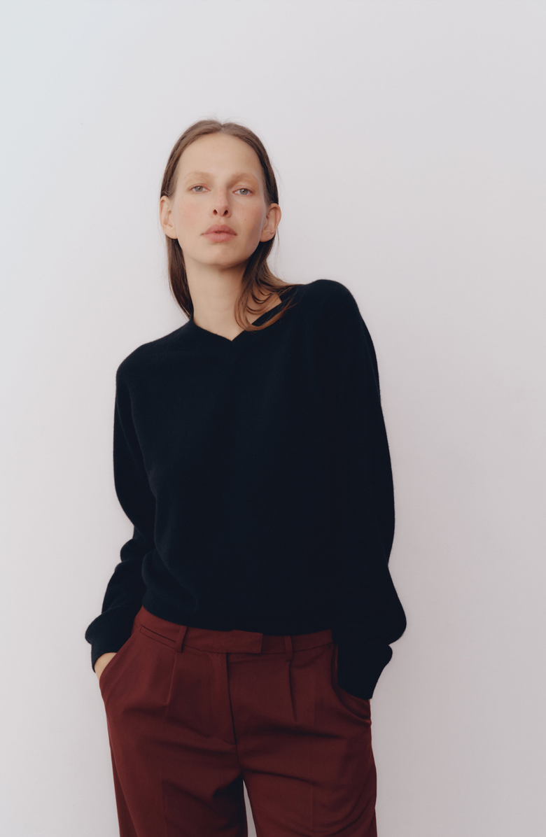 All My Love Jess Sweater, Alternate, color, Onyx