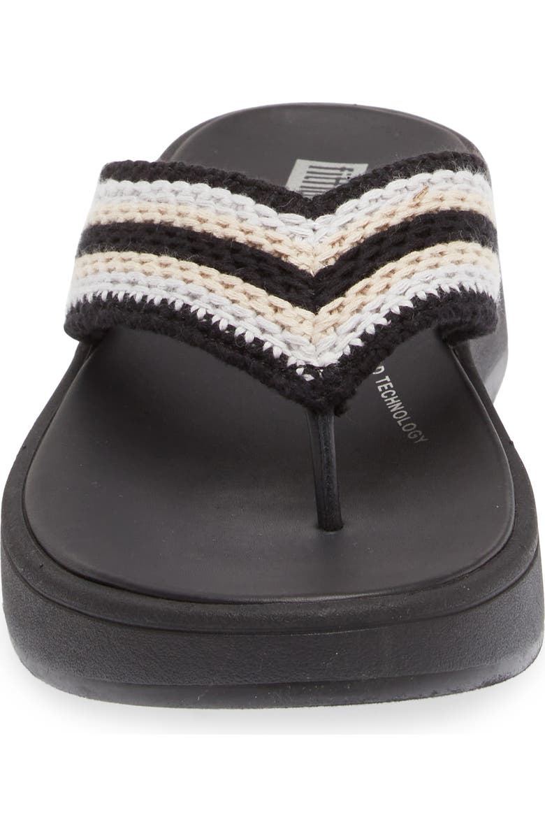 FitFlop F-Mode Crochet Flip Flop, Alternate, color,